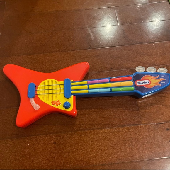 little tikes Toys Little Tikes 7 Guitar Red Musical Pop Tunes Big